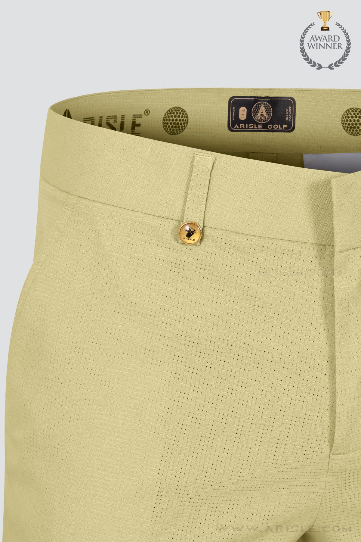 [New in] - Quần Golf Short ARISLE Airvent Summer Yellow