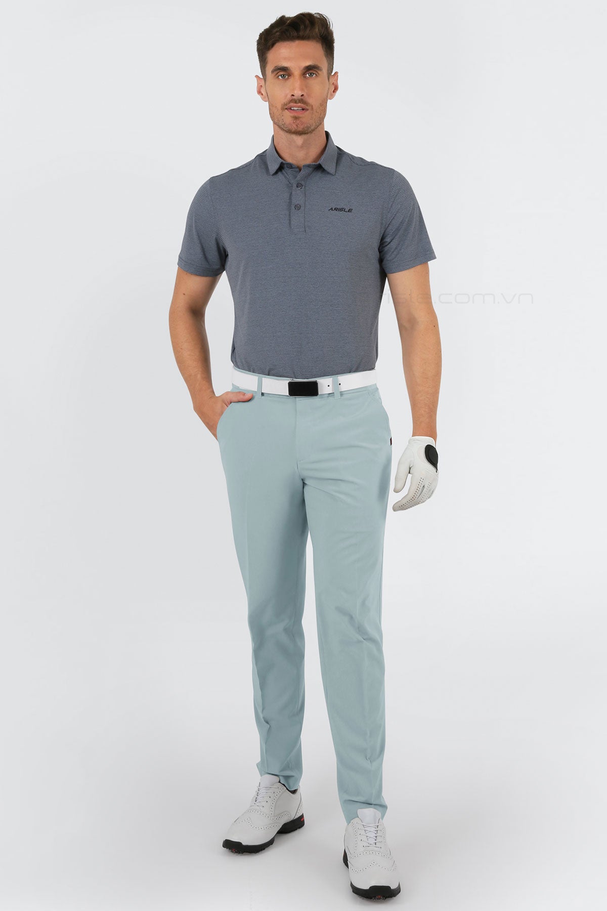 Quần Golf Nam Arisle Bossman Pastel Blue