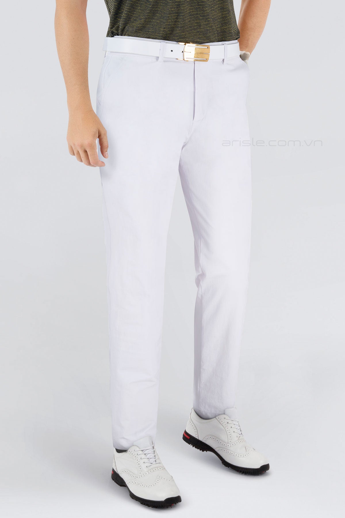 Quần Golf Nam ARISLE TWILLSTRETCH Modern White