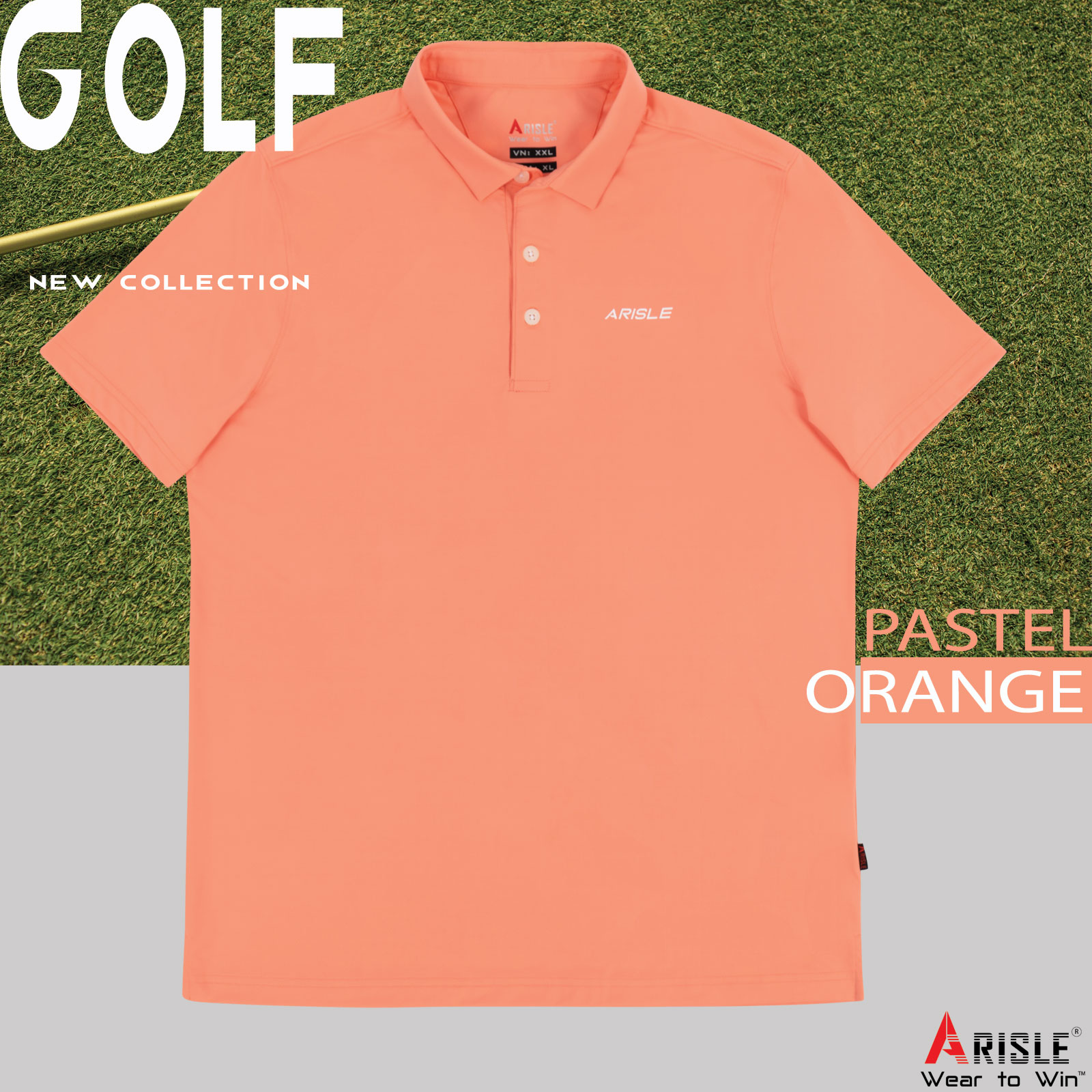 Ao-Polo-Golf-Nam-ARISLE-Icestretch-Pastel-Orange-8