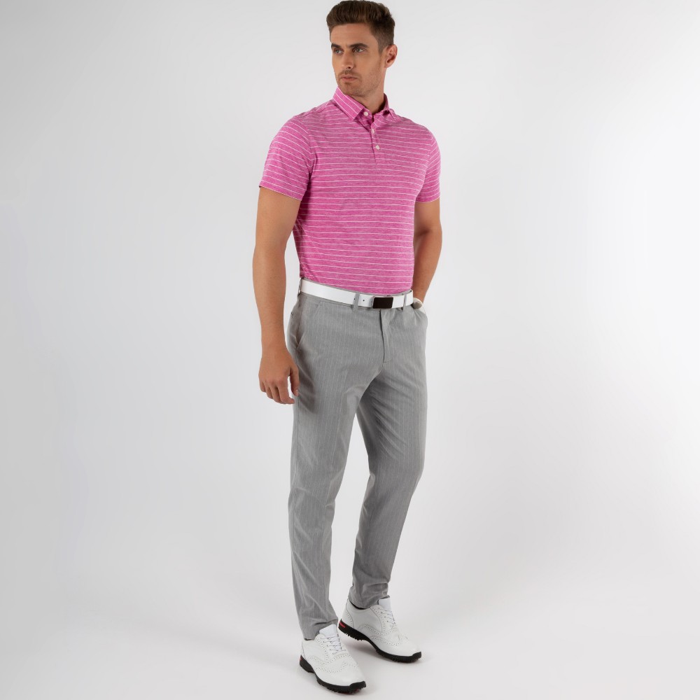 Quần Golf Arisle Bossman Pixel Striped Grey