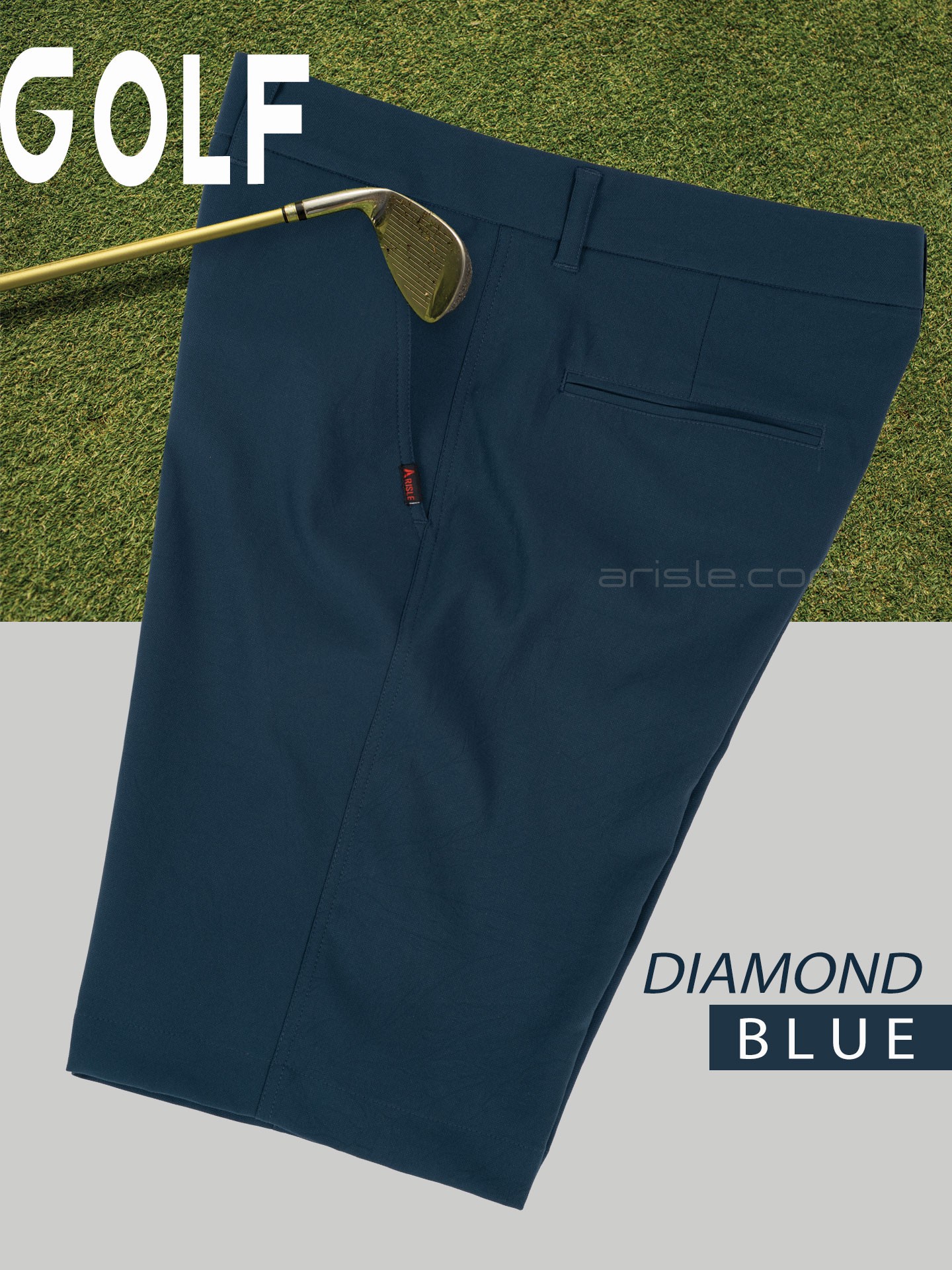 Quần Shorts Golf ARISLE A-Class Diamond Blue