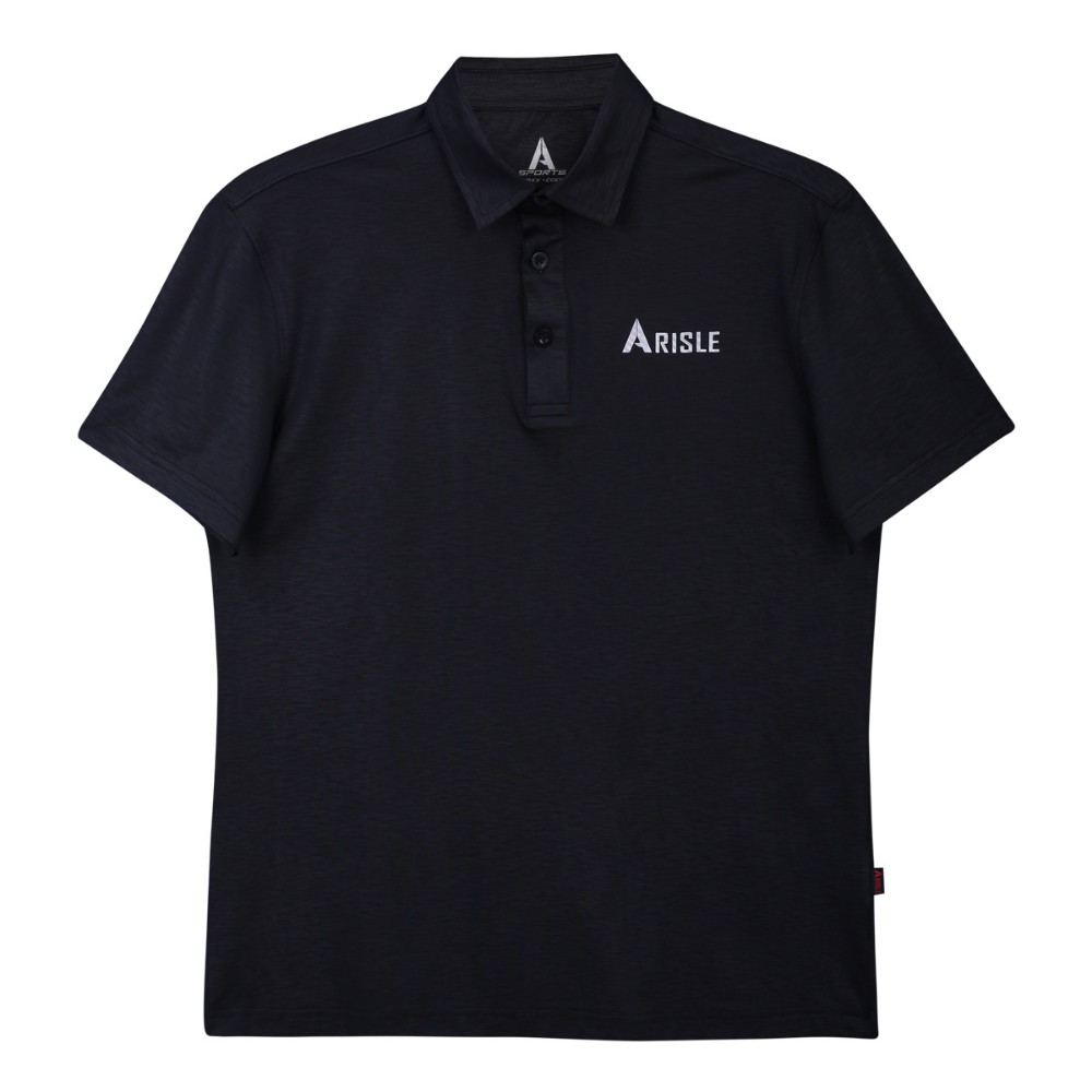 Áo Arisle Black Galaxy Polo Shirt