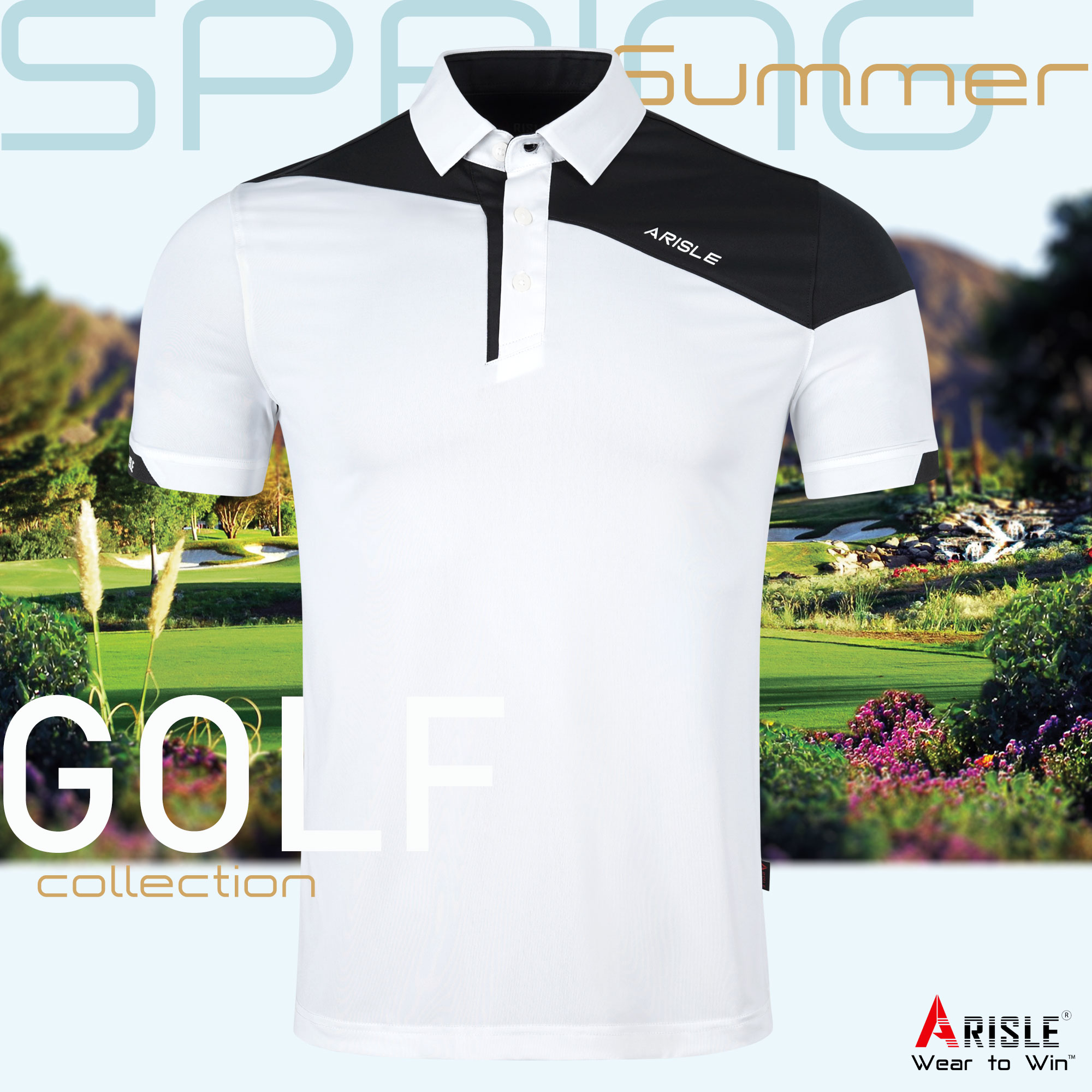 Ao-Polo-Golf-ARISLE-Pro-Golfer-Mastourno-White-7
