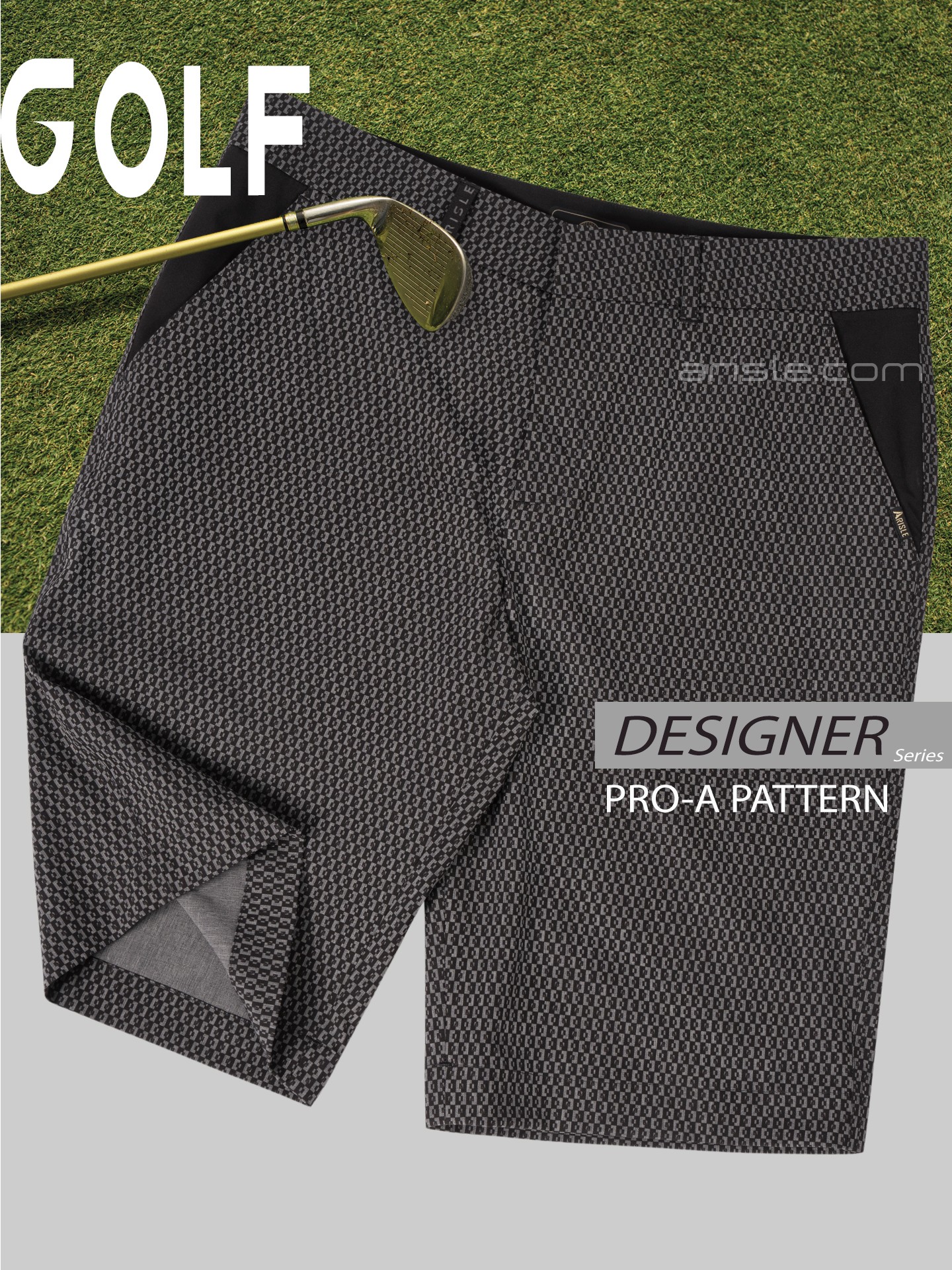 Quần Shorts Golf Nam ARISLE Pro-A Pattern