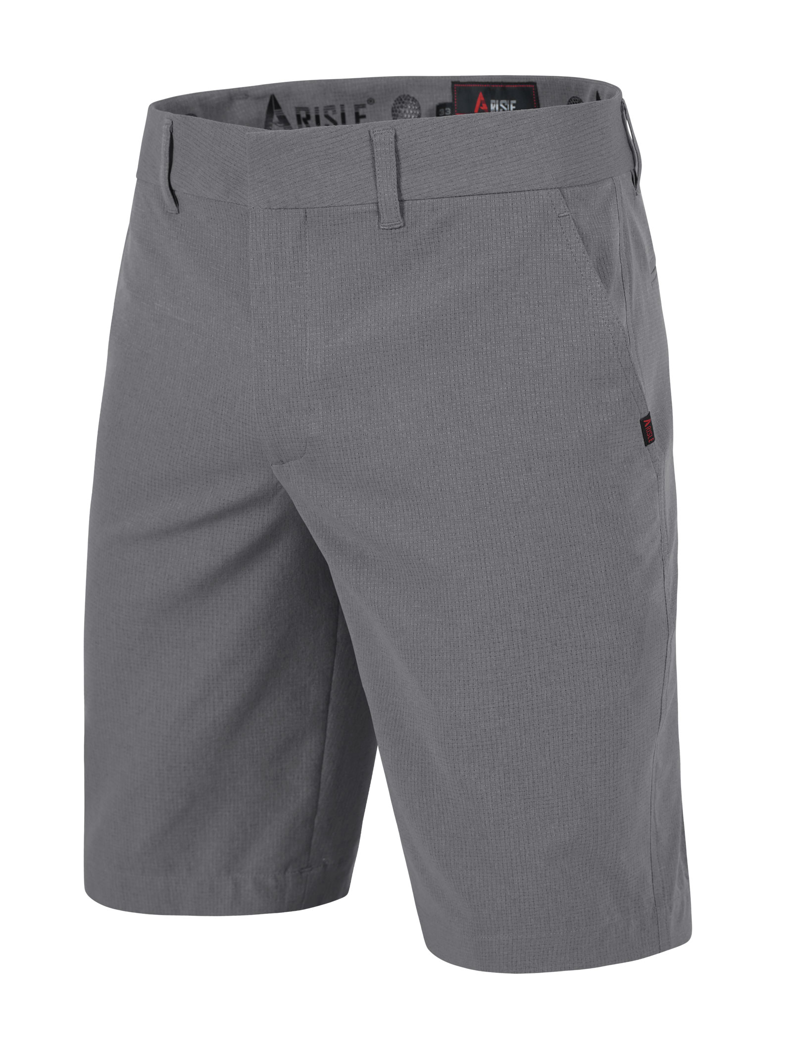 QuYn-Golf-Shorts-Arisle-Square-Knot-Coolvent-Grey