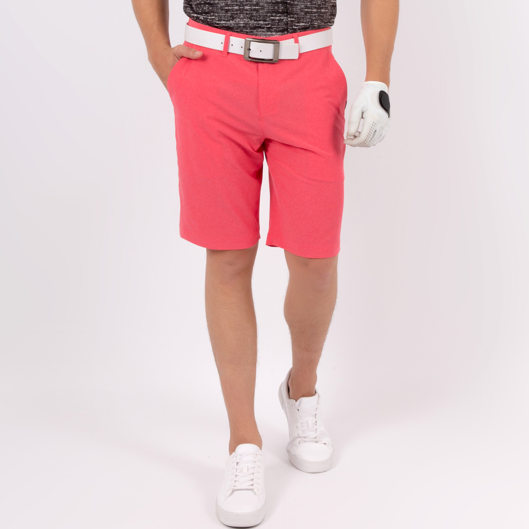 Quần Shorts Golf Arisle Bossman Pixel Coral