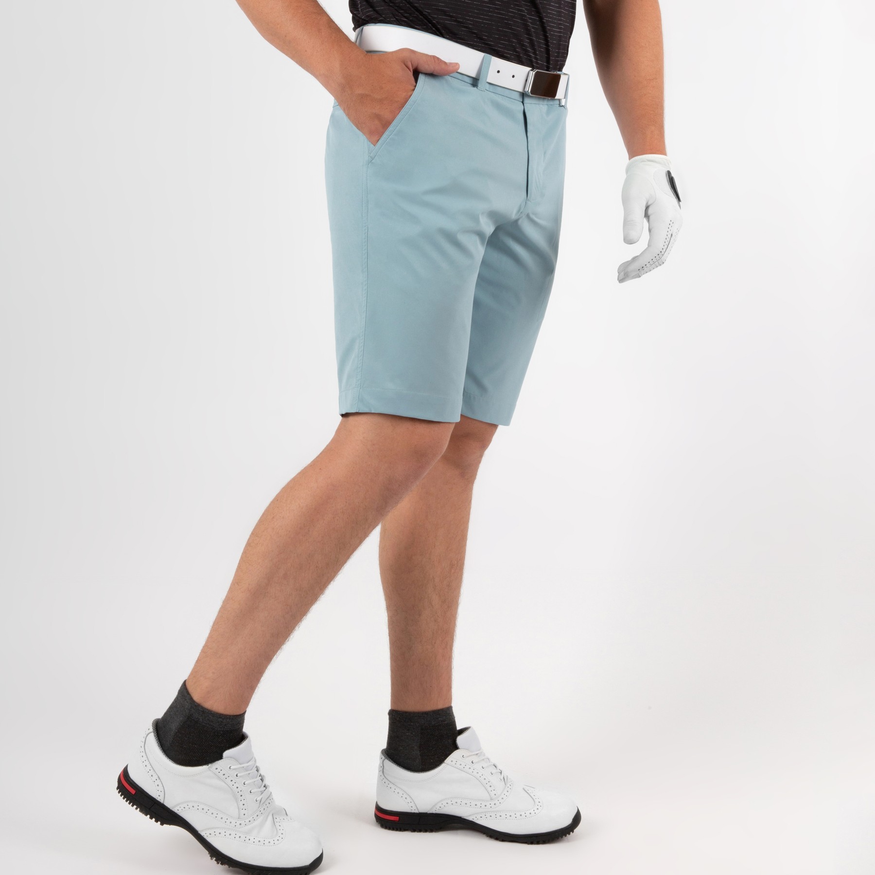 Quần Shorts Golf Arisle Bossman Pastel Blue