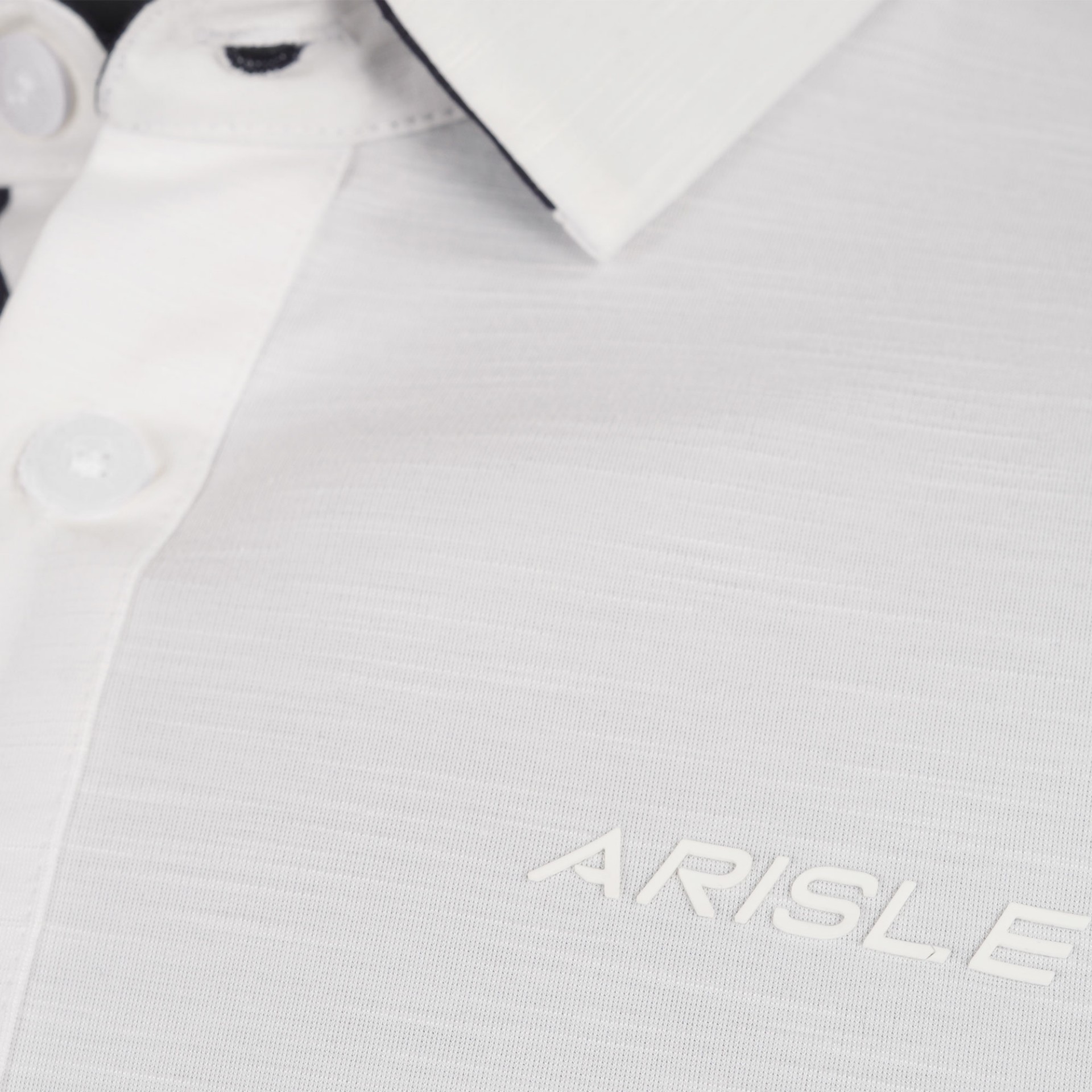 ARISLE LS COTFLEX Diamond-White Polo
