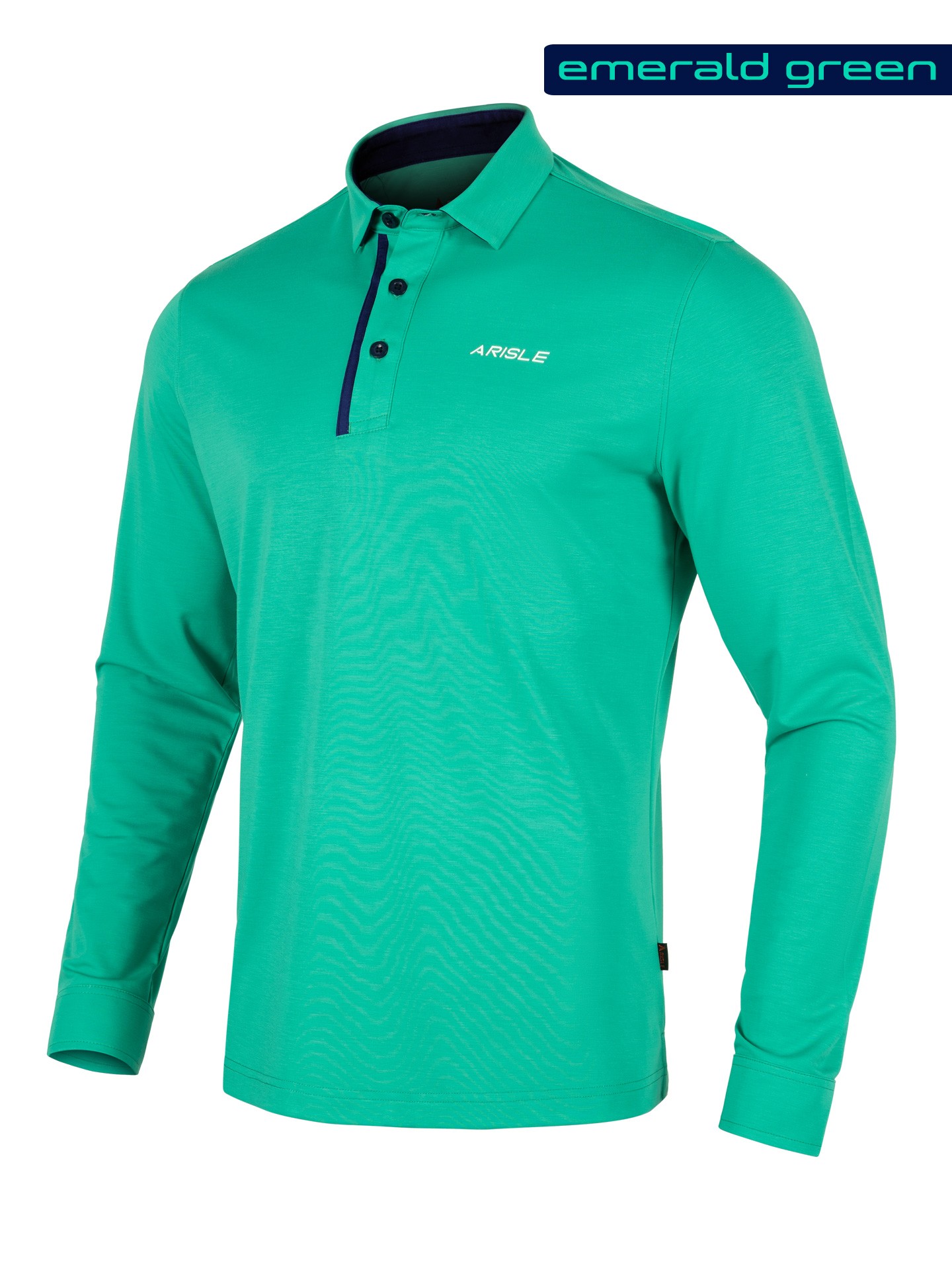 Áo Polo Golf ARISLE LS COTFLEX Emerald Green