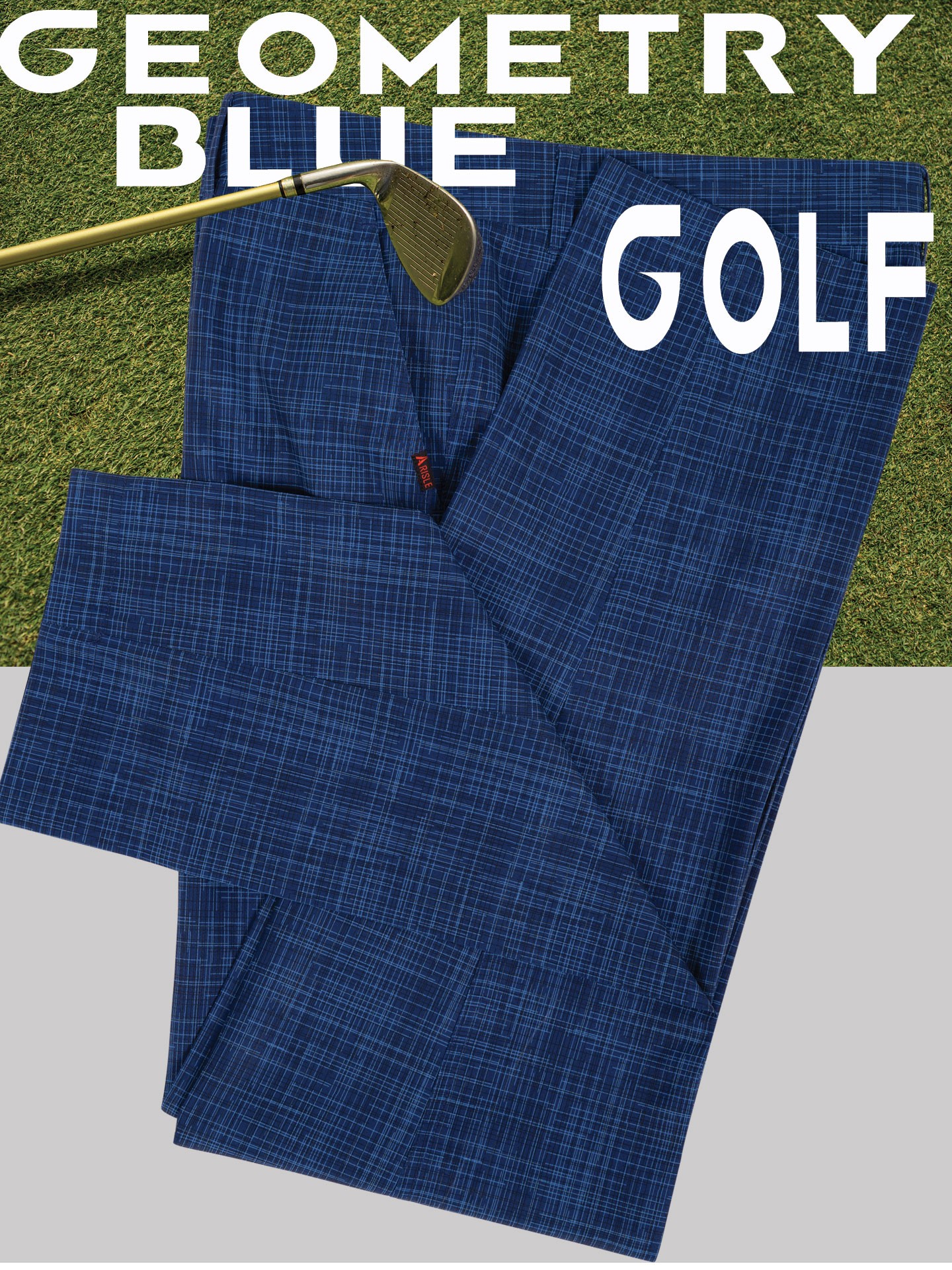 Quần Golf ARISLE Bossman Geometry Blue