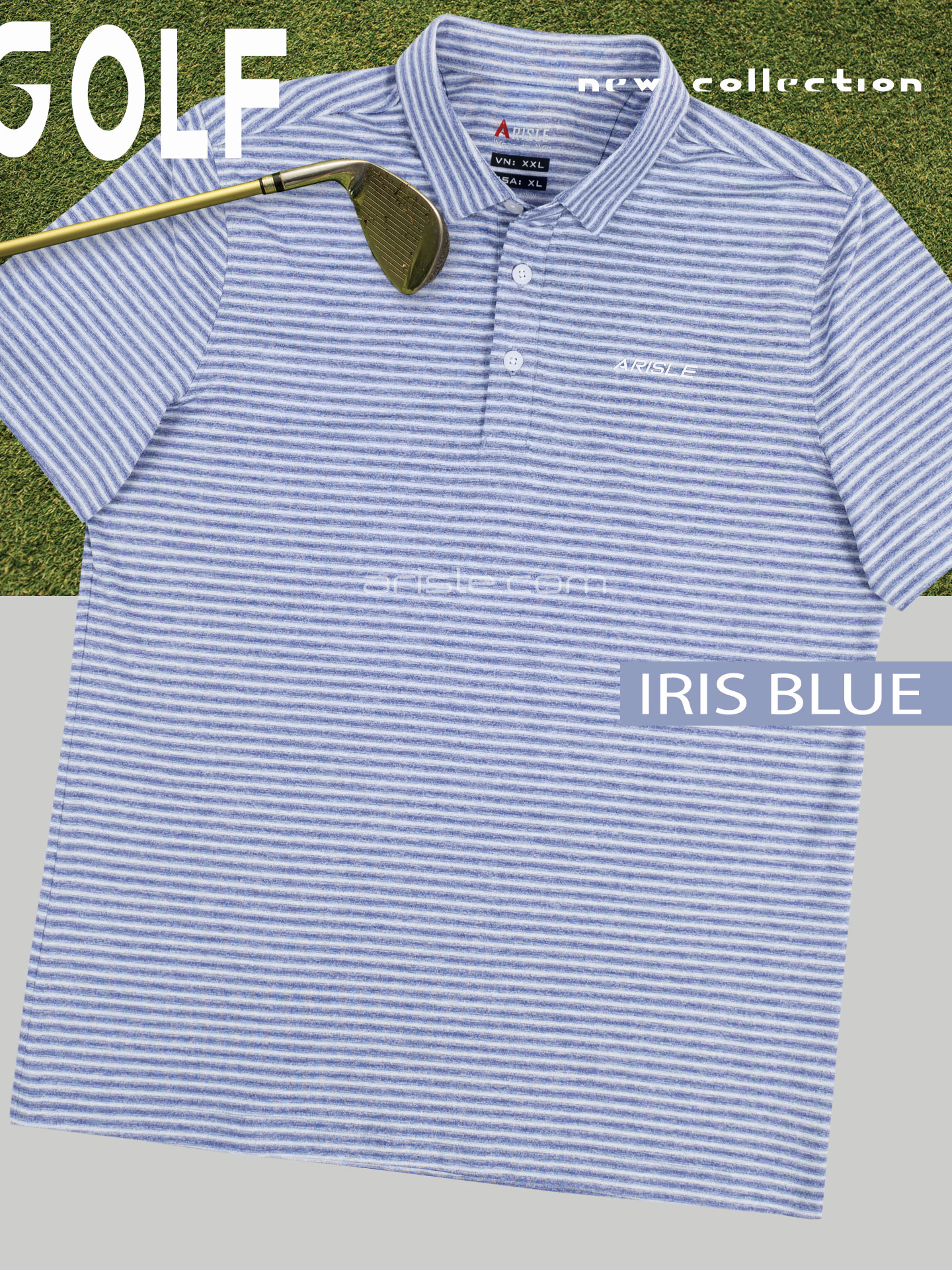 Ao-Polo-Golf-Nam-Bossman-Pixel-Stripe-Irish-Blue-8