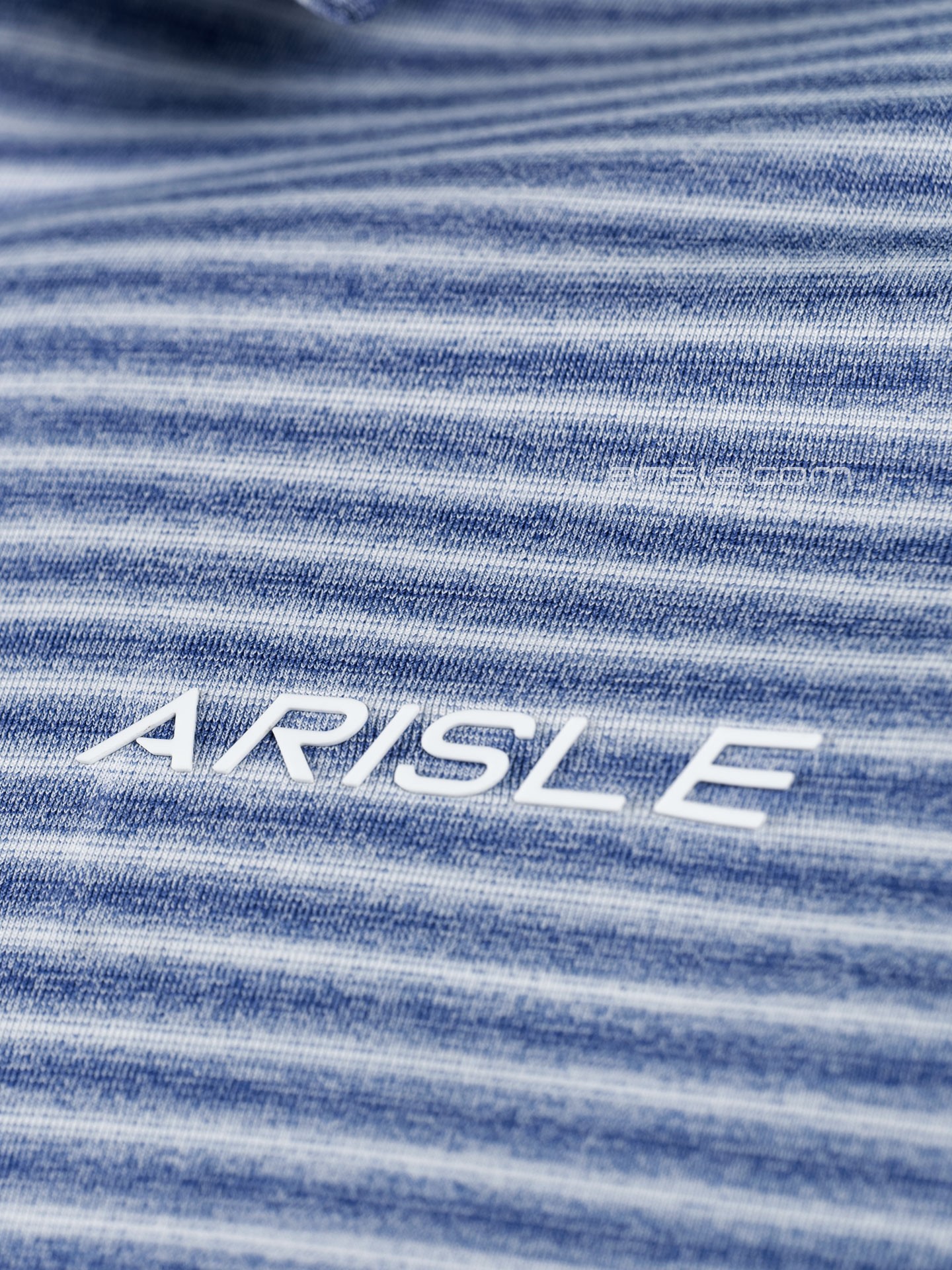 Áo Polo Golf Nam ARISLE Pixel Stripe YALE BLUE