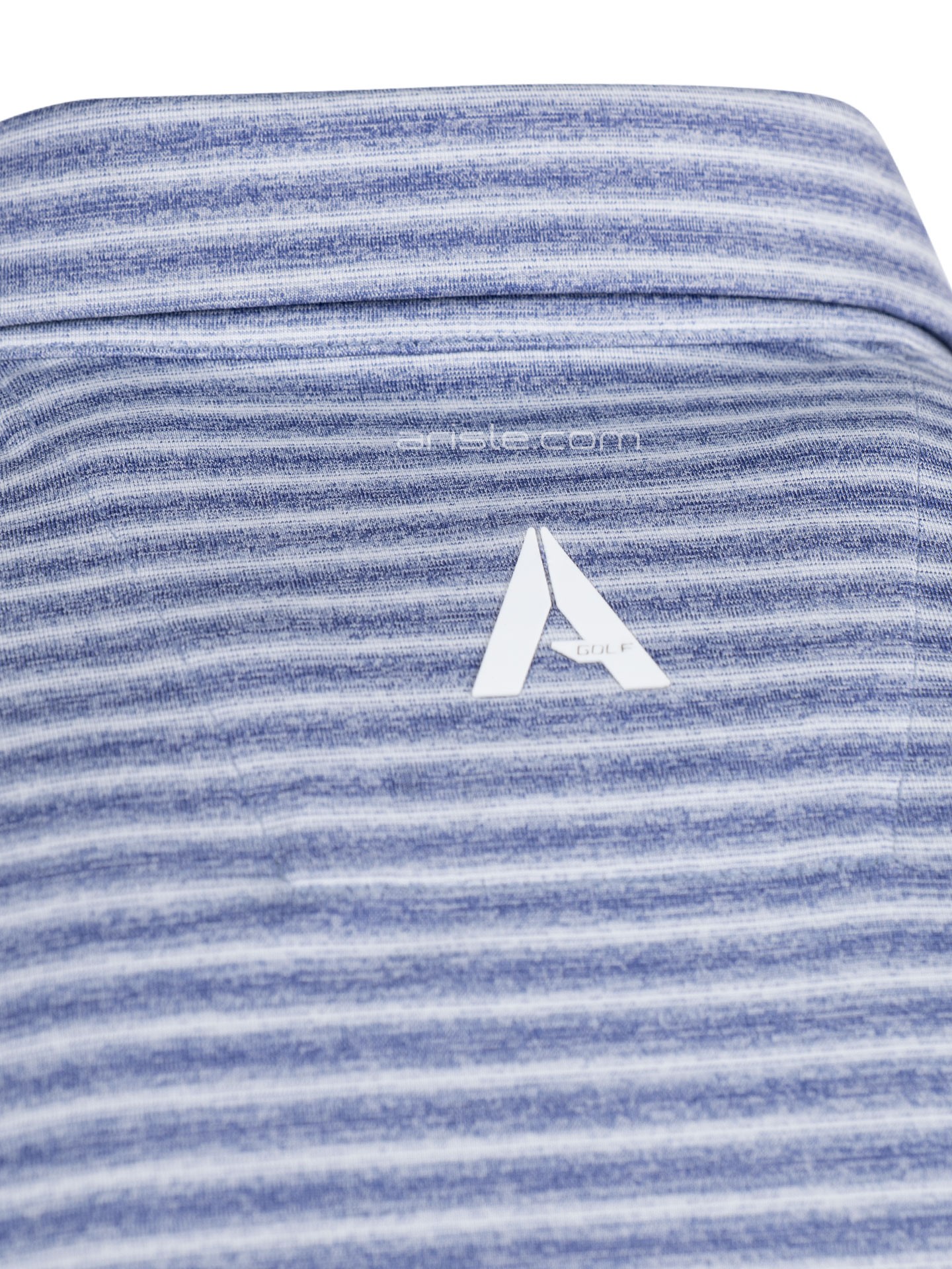 Áo Polo Golf Nam ARISLE Pixel Stripe IRISH BLUE